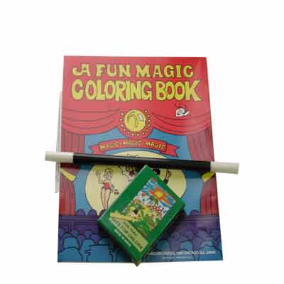 картинка Coloring Book kit-crayon, wand, book by Royal Magic - Trick от магазина Одежда+