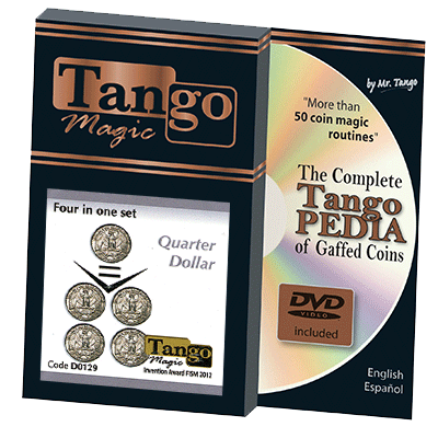 картинка Four In One Quarter (w/DVD)(D0129) by Tango Magic - Tricks от магазина Одежда+