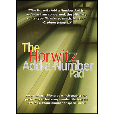 картинка Add-A-Number-Pad by Basil Horwitz - Trick от магазина Одежда+