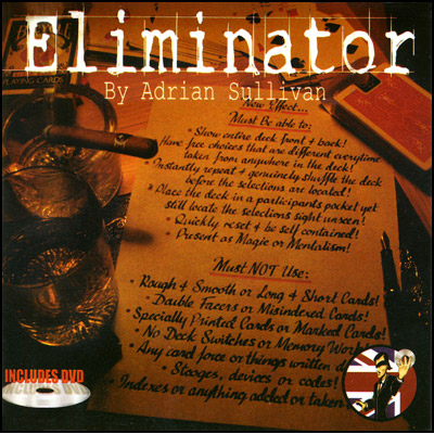 картинка Eliminator V2.0 (With DVD) by Adrian Sullivan - Tricks от магазина Одежда+