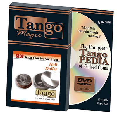 Slot Boston Box Half Dollar Aluminum (w/DVD) by Tango - Trick (A0019)
