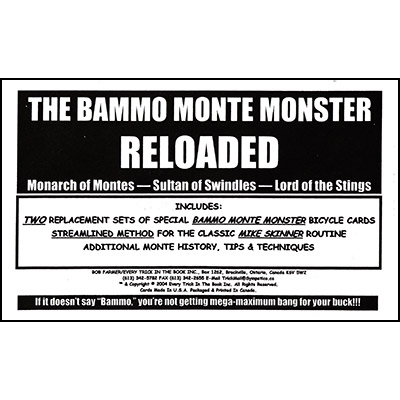картинка Bammo Monte Monster Reloaded by Bob Farmer - Trick от магазина Одежда+