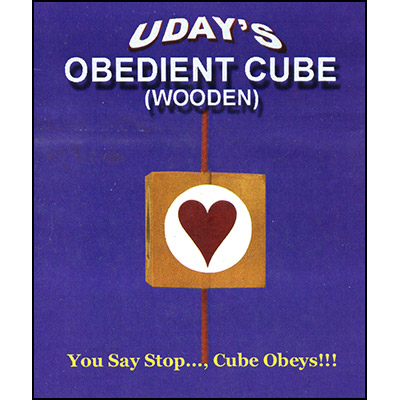 Obedient Cube in Wood by Uday - Trick