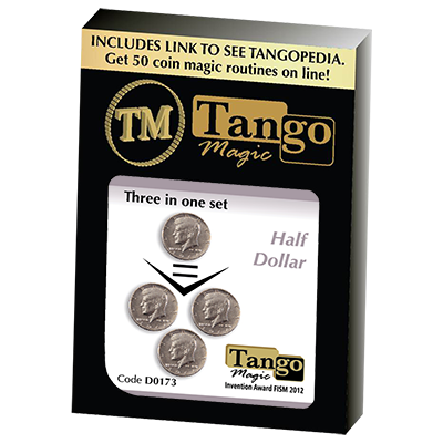 картинка Three in One (Half Dollar) Set (D0173) by Tango - Trick от магазина Одежда+