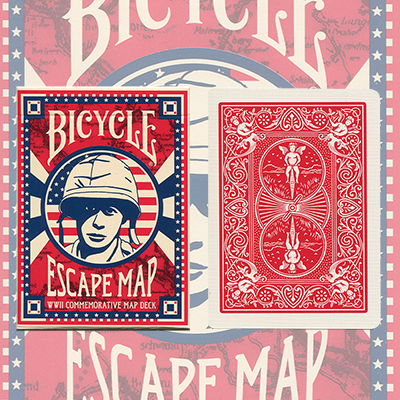 Bicycle Escape Map Deck by USPCC - Trick