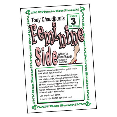 Ron Bauer Series: #3 - Tony Chaudhuri's Feminine Side - Book