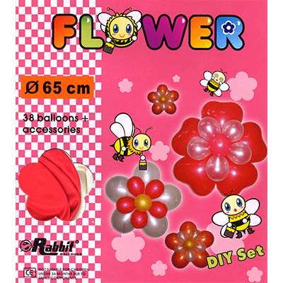 картинка Four Balloon Flower Kit DIY SET (38 balloons 65cm) by Will Roya - Trick от магазина Одежда+
