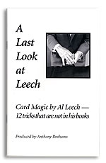 картинка A Last Look at Leech book by Anthony Brahams от магазина Одежда+