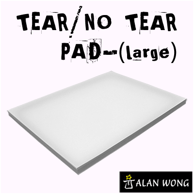 картинка No Tear Pad (Large, 6X8, Tear/No Tear Alternating) by Alan Wong - Trick от магазина Одежда+