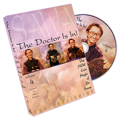 картинка The Doctor Is In - The New Coin Magic of Dr. Sawa Vol 4 - DVD от магазина Одежда+