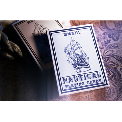 картинка Nautical Playing Cards (Blue) by House of Playing Cards - Trick от магазина Одежда+
