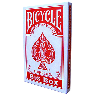 картинка Big Bicycle Cards (Jumbo Bicycle Cards, Red) от магазина Одежда+