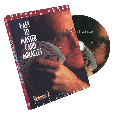 Easy to Master Card Miracles Volume 2 by Michael Ammar - DVD