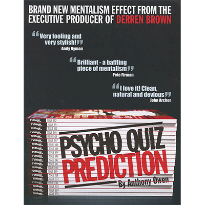 картинка Psycho Quiz Prediction by Anthony Owen - Trick от магазина Одежда+