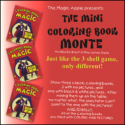 картинка Mini Coloring Book Monte by  Magic Apple - Trick от магазина Одежда+