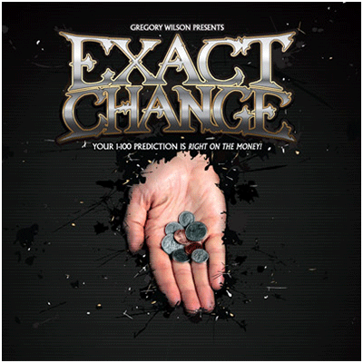 картинка Exact Change by Gregory Wilson (DVD and Gimmick) - Trick от магазина Одежда+