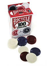 картинка Poker Chip - regular Bicycle 100 от магазина Одежда+