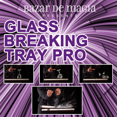 картинка Glass Breaking Tray Pro (Tray and DVD) by Bazar de Magia - Trick от магазина Одежда+