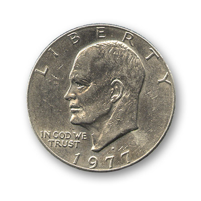 Eisenhower Dollar (Single Coin Ungimmicked) - Trick