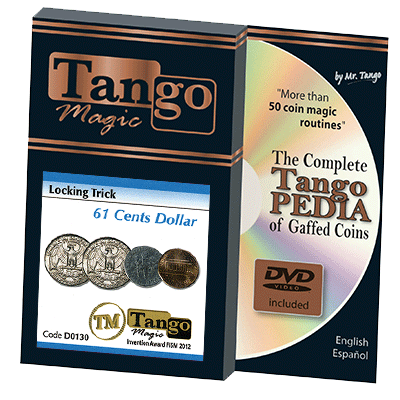 картинка Locking Trick 61 cents (w/DVD)(2 Quarters, 1 Dime, 1 Penny) by Tango - Trick (D0130) от магазина Одежда+