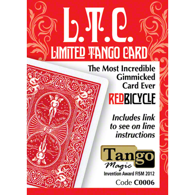 Limited Tango Card Red (T.L.C.) by Tango - Trick