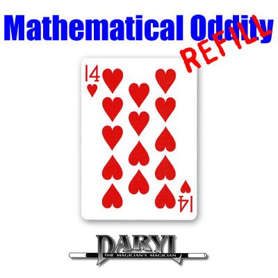 картинка REFILL Mathematical Oddity (14 of HEARTS) by Daryl - Trick от магазина Одежда+