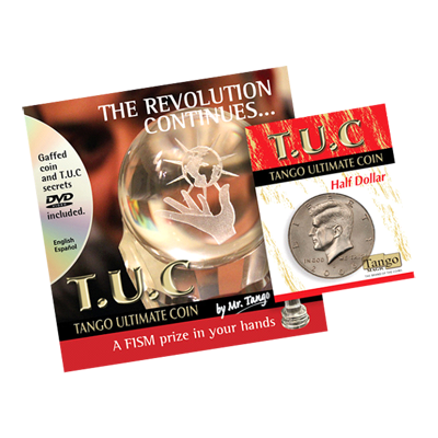 картинка Tango Ultimate Coin (T.U.C)(D0108) Half dollar with instructional DVD by Tango - Trick от магазина Одежда+