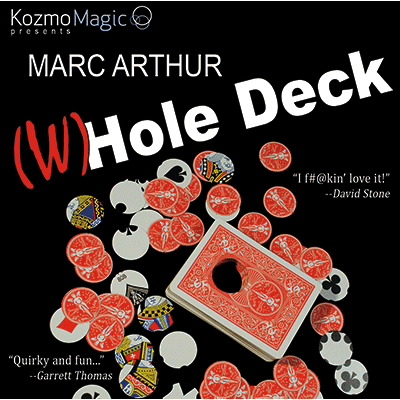 картинка The (W)Hole Deck Red (DVD and Gimmick) by Marc Arthur and Kozmomagic - DVD от магазина Одежда+