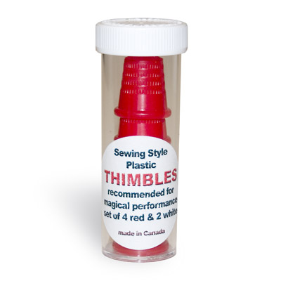 картинка Thimble Set (4 Red and 2 White) - Trick от магазина Одежда+