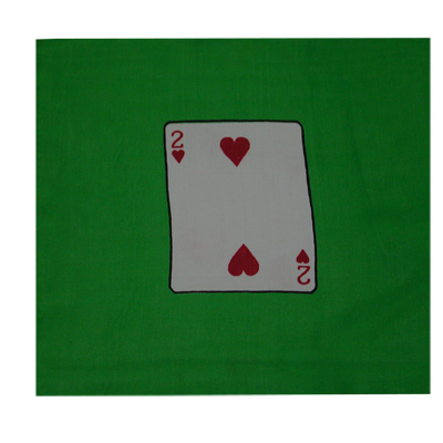 Card Silk Set 9" (2 of hearts + blank)