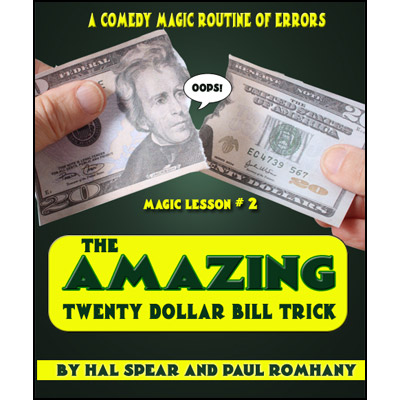 картинка The Amazing Twenty Dollar Bill Trick by Hal Spear and Paul Romhany - DVD от магазина Одежда+