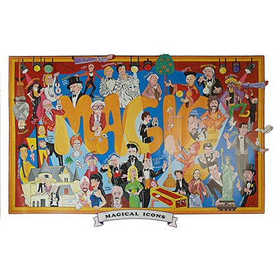 картинка Magical Icons Poster (Vernon Fund / Limited) by Dale Penn - Trick от магазина Одежда+