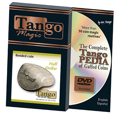 картинка Bended Coin (Half Dollar w/DVD)(D0098) by Tango - Trick от магазина Одежда+