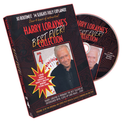 картинка Harry Lorayne's Best Ever Collection Volume 4 by Harry Lorayne - DVD от магазина Одежда+