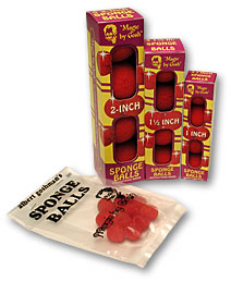 2.5" Reg Sponge Ball ( 4 pack ) Goshman (Red)