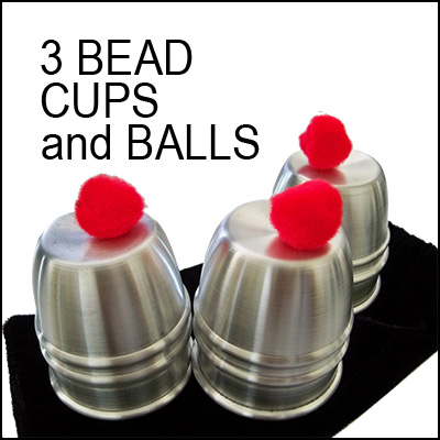 картинка 3 Bead Cups & Balls by Ickle Pickle - Trick от магазина Одежда+