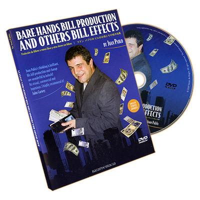 картинка Bare Hands Bill Production and Other Bill Effects (incl. Gimmicks) by Juan Pablo - DVD от магазина Одежда+