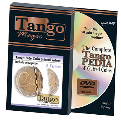 картинка Biting coin (2 Euro w/DVD -internal w/extra piece)(E0044) from Tango от магазина Одежда+