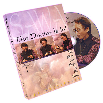 картинка The Doctor Is In - The New Coin Magic of Dr. Sawa Vol 1 - DVD от магазина Одежда+