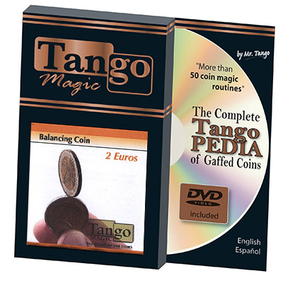 Balancing Coin (2 Euros w/DVD) by Tango - Trick(E0050)