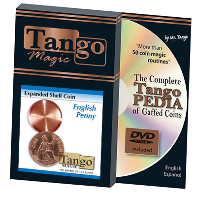 Expanded Shell English Penny (w/DVD) (D0011) by Tango - Trick