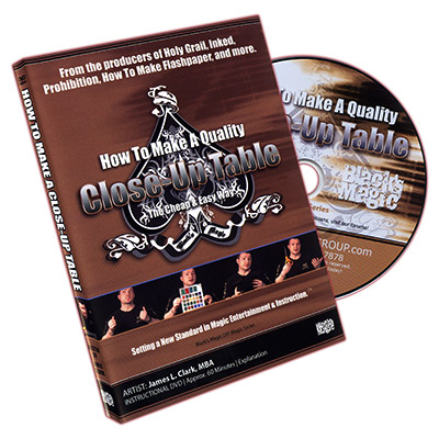How to Make a Close Up Table by James L. Clark - DVD