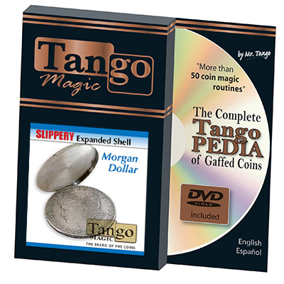 картинка Slippery Expanded Shell (Morgan Silver Dollar w/DVD) by Tango (D0092) от магазина Одежда+