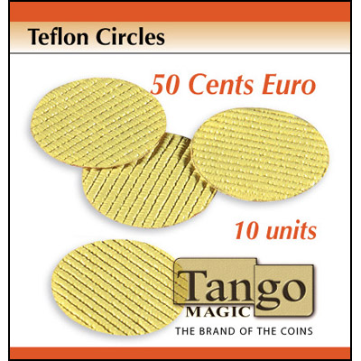 Teflon Circle 50 cent Euro size (10 units w/DVD) by Tango-Trick (T004)