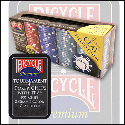 картинка Bicycle Clay Poker Chip Set: 100 Count от магазина Одежда+