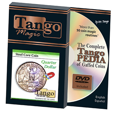 картинка Steel Core Coin US Quarter Dollar (w/DVD) (D0030) by Tango -Trick от магазина Одежда+