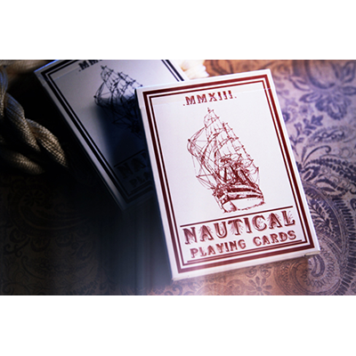 Nautical Playing Cards (Red) by House of Playing Cards - Trick