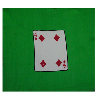 картинка Card Silk Set 9" (4 of diamonds + blank) от магазина Одежда+