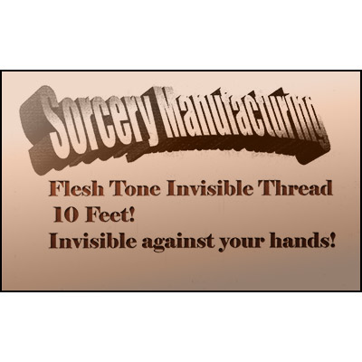Flesh Tone Invisible Thread by Sorcery Manufacturing - Trick